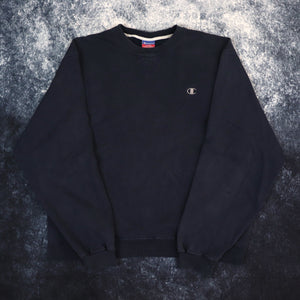 Vintage Navy Champion Sweatshirt | Large