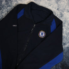 Load image into Gallery viewer, Vintage Navy Chelsea FC Reversible Fleece Jacket
