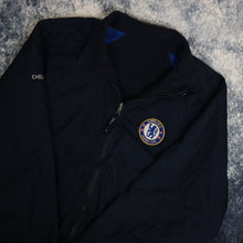 Load image into Gallery viewer, Vintage Navy Chelsea FC Reversible Fleece Jacket
