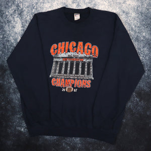 Vintage Navy Chicago Bears NFL Sweatshirt | 3XL