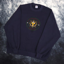 Load image into Gallery viewer, Vintage Navy Clearwater Beach Embroidered Sweatshirt | XL
