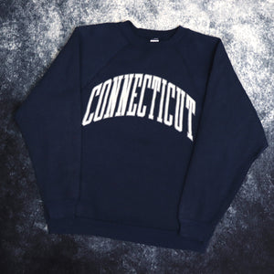 Vintage Navy Connecticut Sweatshirt | Medium
