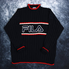 Load image into Gallery viewer, Vintage 90&#39;s Navy Fila High Neck Jumper | 3XL
