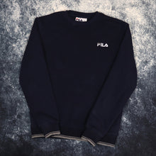 Load image into Gallery viewer, Vintage Navy Fila Sweatshirt | XS
