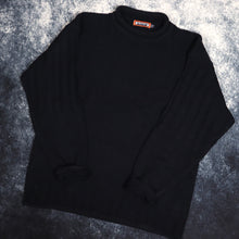Load image into Gallery viewer, Vintage Navy Freeport High Neck Jumper | L/XL
