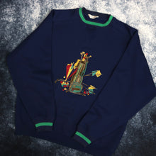 Load image into Gallery viewer, Vintage Navy Gabicci Golf Sweatshirt
