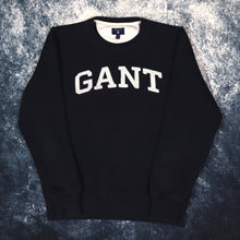 Load image into Gallery viewer, Vintage Navy Gant Spell Out Sweatshirt | XS
