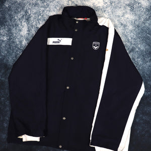 Vintage Navy Girondins de Bordeaux Puma Football Coach Jacket | 5XL