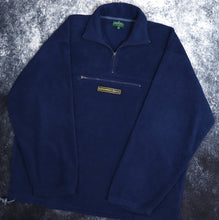 Load image into Gallery viewer, Vintage Navy Hawkshead Sports 1/4 Zip Fleece Sweatshirt | 4XL
