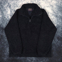 Load image into Gallery viewer, Vintage 90s Navy Innocenti Sport 1/4 Zip Sherpa Fleece Sweatshirt | Large
