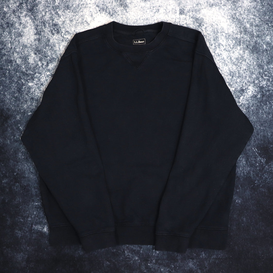 Vintage Navy L.L. Bean Heavyweight Sweatshirt | Large