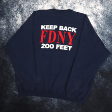 Load image into Gallery viewer, Vintage Navy New York Fire Department Sweatshirt | 3XL
