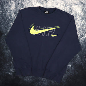 Vintage Navy Nike Air Sweatshirt | XS