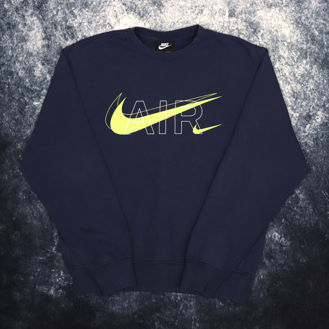 Vintage Navy Nike Air Sweatshirt | XS