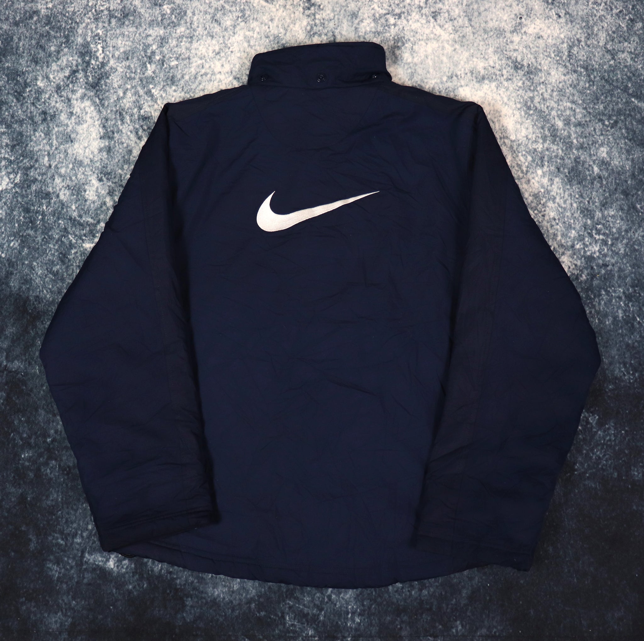 navy nike coat
