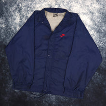 Load image into Gallery viewer, Vintage Navy Nike Windbreaker Jacket | Large
