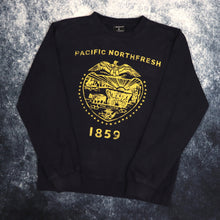 Load image into Gallery viewer, Vintage Navy Pacific Northfresh USA Sweatshirt | Medium
