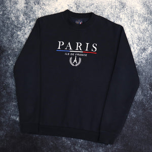 Vintage Navy Paris Sweatshirt | XS