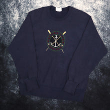 Load image into Gallery viewer, Vintage Navy Patoka Lake Indiana Heavyweight Sweatshirt | Large
