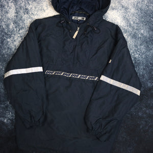 Vintage Navy Pod 1/4 Zip Jacket