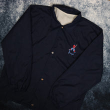 Load image into Gallery viewer, Vintage Navy Pringle Coach Jacket
