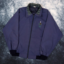 Load image into Gallery viewer, Vintage Navy Pringle Golf Harrington Jacket | XL

