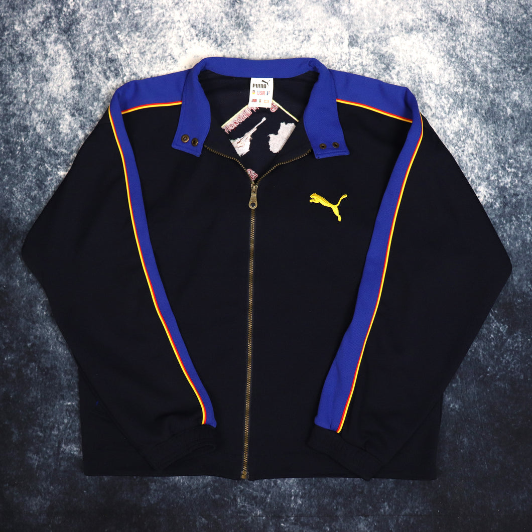 Vintage Navy Puma Track Jacket | Large