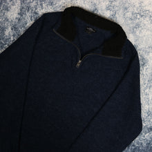 Load image into Gallery viewer, Vintage Navy 1/4 Zip Jumper
