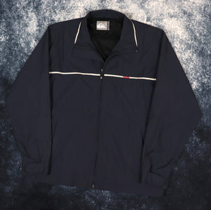 Vintage Navy Quiksilver Windbreaker Jacket | Medium