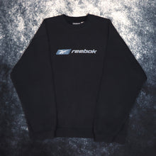 Load image into Gallery viewer, Vintage Navy Reebok Spell Out Sweatshirt | XL
