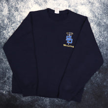 Load image into Gallery viewer, Vintage Navy SD Wrestling Embroidered Sweatshirt | Small
