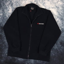 Load image into Gallery viewer, Vintage Navy Suzuki Fleece Jacket | Small
