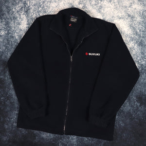 Vintage Navy Suzuki Fleece Jacket | Small