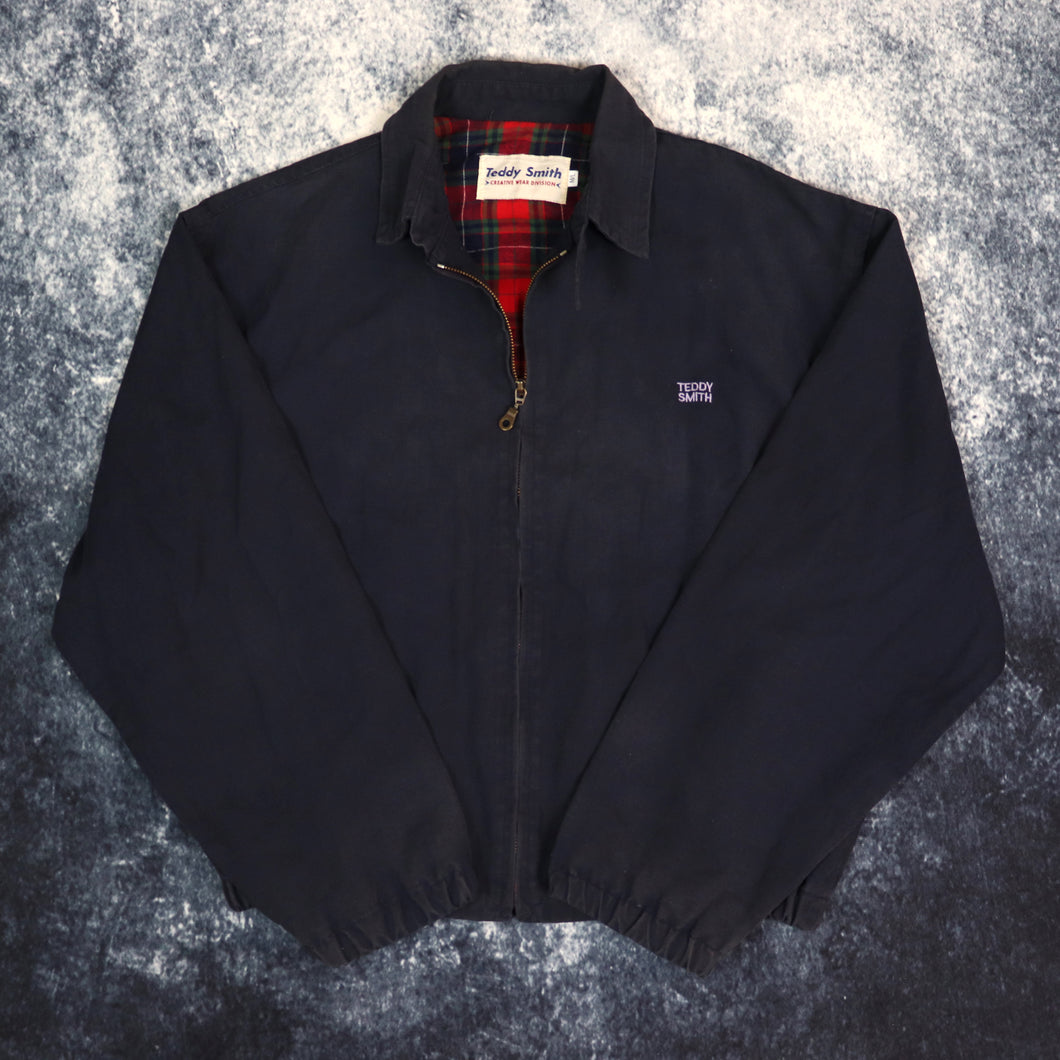 Vintage Navy Teddy Smith Harrington Jacket | M/L
