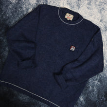 Load image into Gallery viewer, Vintage Navy Teddy Smith Jumper
