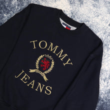 Load image into Gallery viewer, Vintage Navy Tommy Jeans Big Logo Sweatshirt | XXS
