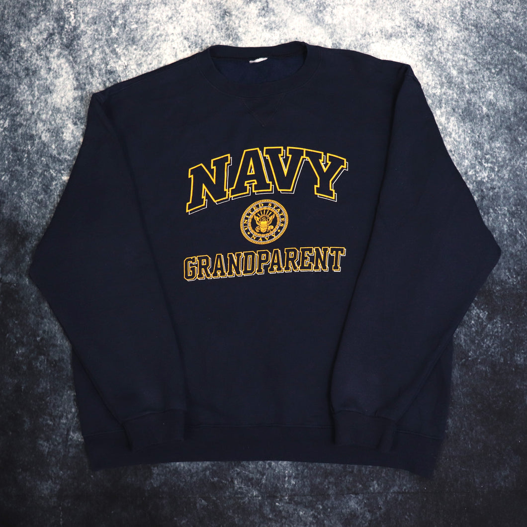 Vintage Navy US Navy Sweatshirt | XXL
