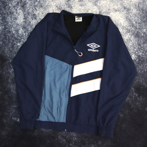 Vintage Navy Umbro Windbreaker Jacket | Medium