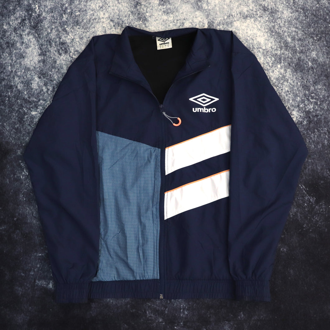 Vintage Navy Umbro Windbreaker Jacket | Medium