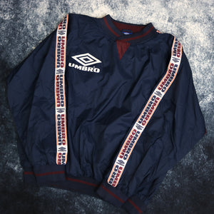 Vintage Navy Umbro Windbreaker Sweatshirt