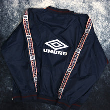 Load image into Gallery viewer, Vintage Navy Umbro Windbreaker Sweatshirt
