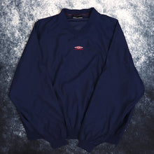 Load image into Gallery viewer, Vintage Navy Umbro Windbreaker Sweatshirt | XL
