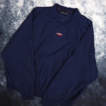 Load image into Gallery viewer, Vintage Navy Umbro Windbreaker Sweatshirt | XL
