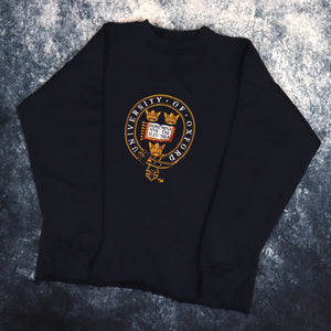 Vintage Navy University Of Oxford Sweatshirt | XS