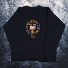 Load image into Gallery viewer, Vintage Navy University Of Oxford Sweatshirt | XS
