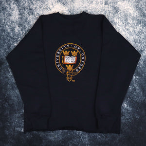 Vintage Navy University Of Oxford Sweatshirt | XS