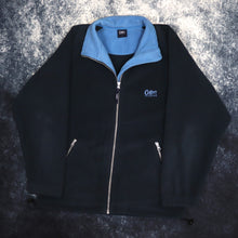 Load image into Gallery viewer, Vintage Navy &amp; Baby Blue Cotton Traders Fleece Jacket | Small
