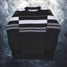 Load image into Gallery viewer, Vintage Navy &amp; Baby Blue Stripy Jumper | Small
