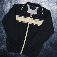 Load image into Gallery viewer, Vintage Navy &amp; Beige Diadora Windbreaker Jacket
