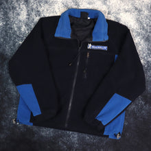 Load image into Gallery viewer, Vintage Navy &amp; Blue Michelin Fleece Jacket | Small
